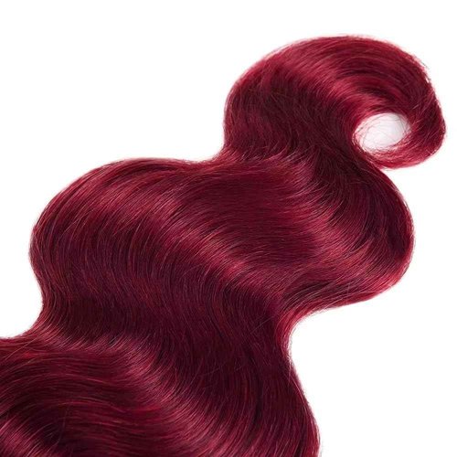 28 inch Burgundy Human Hair Bundles 99J Body Wave Hair Bundle Brazilian Remy Red Bundles Dark Burgundy Color