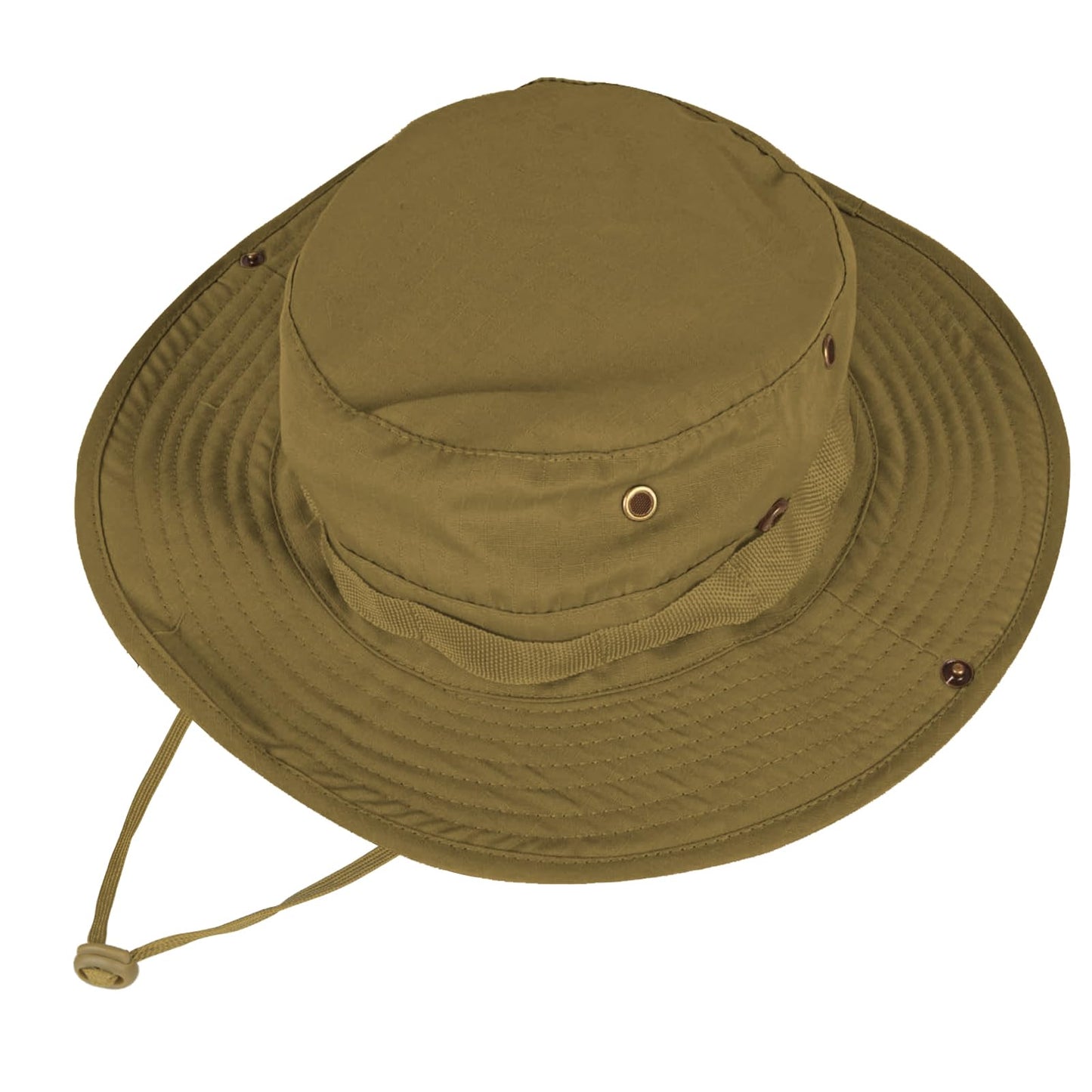 Sun Hats for Men Women Bucket Hat UPF 50+ Boonie Hat Foldable UV Protection Hiking Beach Fishing Summer Safari(1pack-Brown)