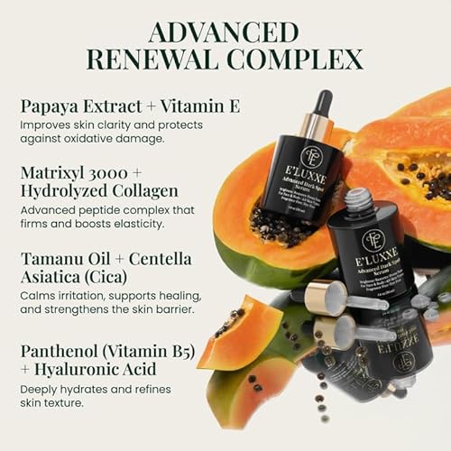 E'Luxxe Clinical Hyperpigmentation & Dark Spot Serum ? Tranexamic Acid, Niacinamide & Vitamin C ? For Face & Body, Post-Acne & Dark Scar Marks ? Fragrance-Free 50ml