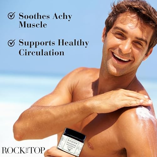 Transdermal Magnesium Lotion/Magnesium Cream - Premium Magnesium Lotion for Sleep & Skin Care made with Magnesium Chloride Ancient Minerals Magnesium Flakes - Hydrating Oils & Butters.