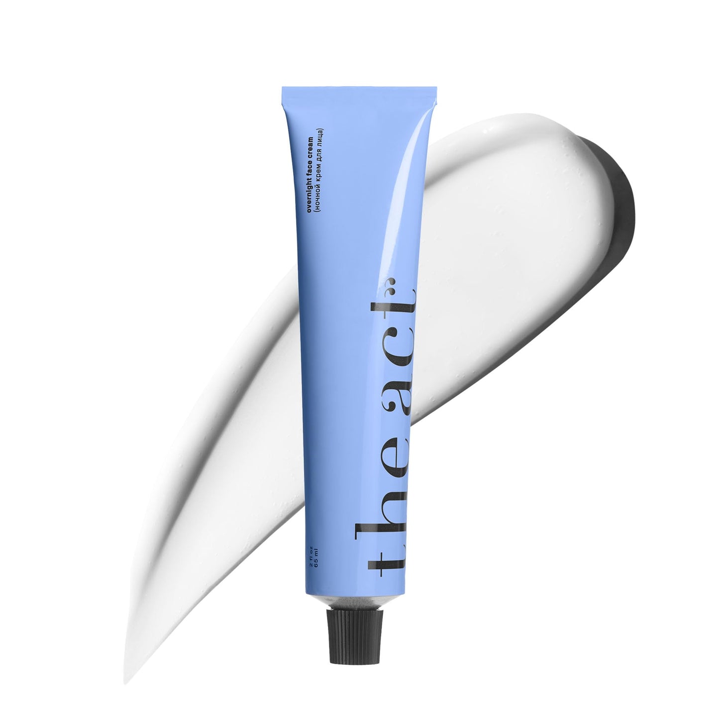 The Act Overnight Face Cream with Collagen & Prebiotics – Vegan Organic Anti-Aging Night Moisturizer for Men & Women - Deep Hydration, Barrier Repair, Sensitive & Mature Skin, 2 Fl Oz