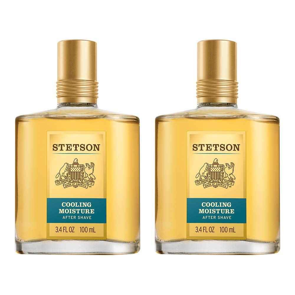 Stetson Cool Moisture Aftershave 3.4 Fluid Ounce, 2 Count