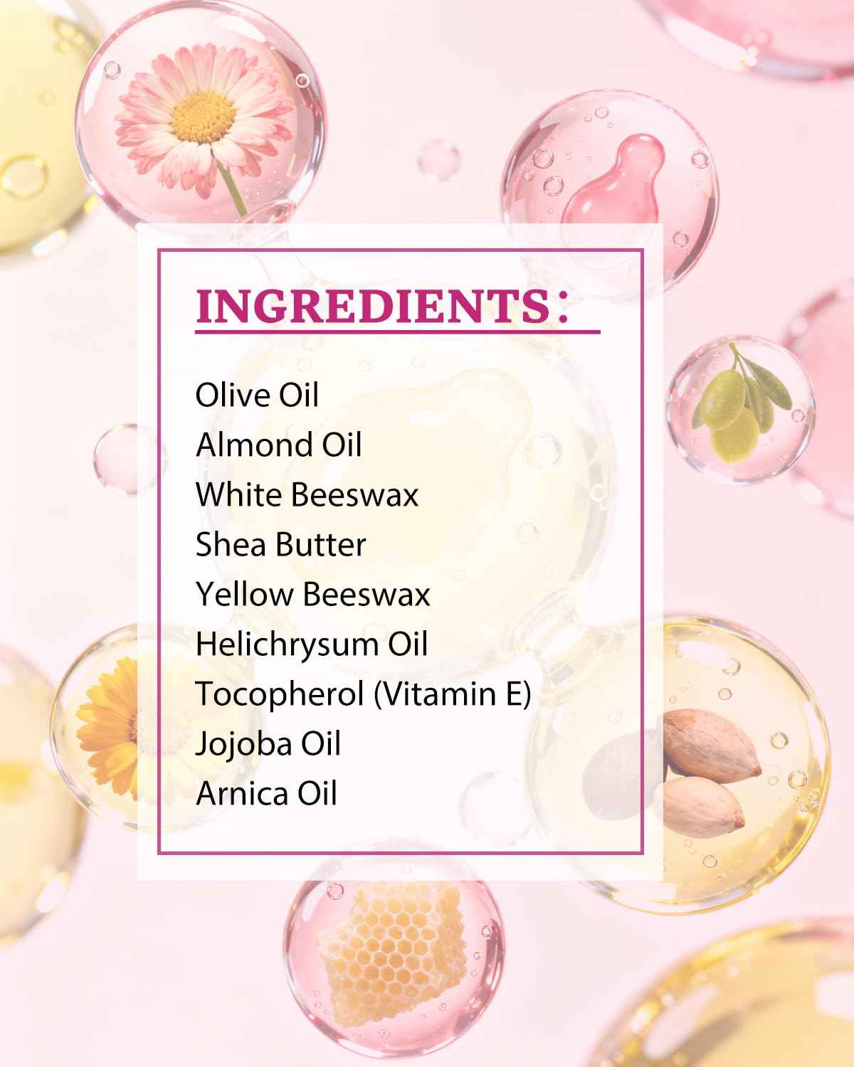 XUEBEIK Helichrysum Multipurpose Balm - Natural Soothing Hydrating Salve with Helichrysum Oil for Thin, Fragile, B-ruised & Aging Skin | Moisturizes & Revitalizes Body & Face - 60G/2OZ