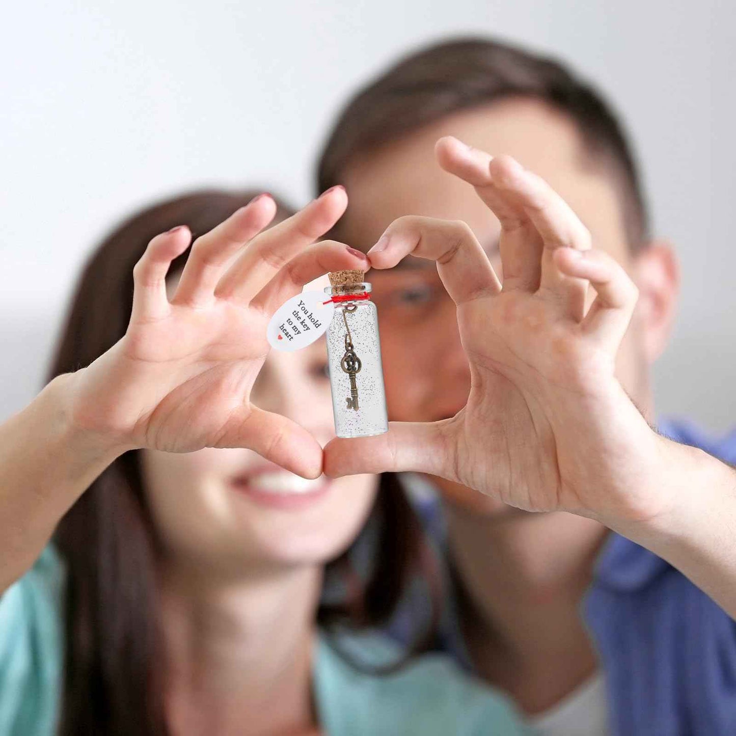 Handmade Romantic Gifts for Him Her,Valentines Day Gift for Women,Wife,Husband- I Love You Gift to Boyfriend Girlfriend Key to My Heart.