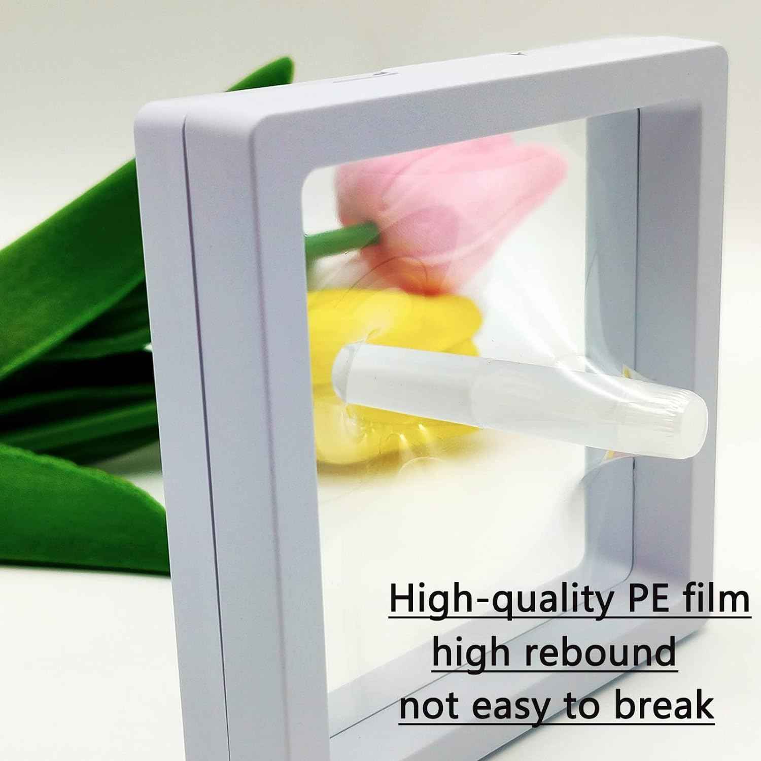 GUXACU 32 Pack Press On Nail Packaging Boxes - 3D Floating Storage and Display Box With 90pcs Double Sided Adhesive Tape for Nail Tech