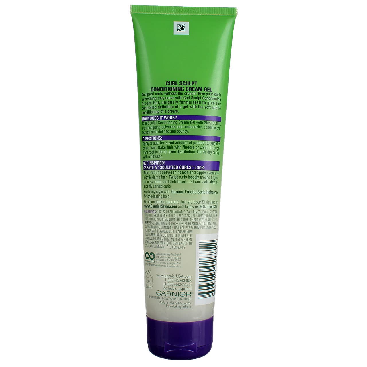 Garnier Fructis Style Curl Sculpt Conditioning Cream Gel 5 oz (Pack of 6)