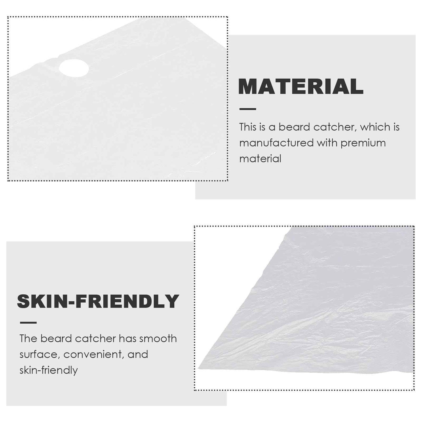 minkissy 20pcs Disposable Beard Catcher Multi Function Hair Catching Sink Bathroom Kitchen Sinks Ideal Shaving Trimming Non Stick Beard Hair Catcher Grooming 25.6 x 25.6inch