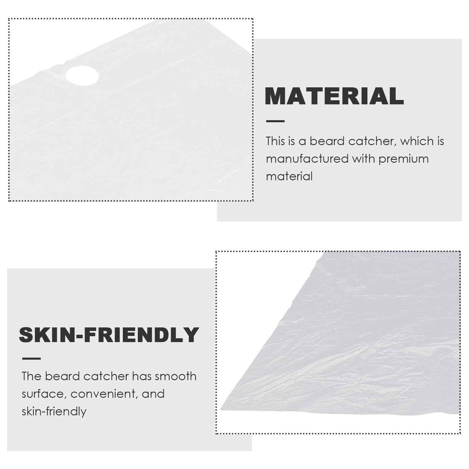 minkissy 20pcs Disposable Beard Catcher Multi Function Hair Catching Sink Bathroom Kitchen Sinks Ideal Shaving Trimming Non Stick Beard Hair Catcher Grooming 25.6 x 25.6inch