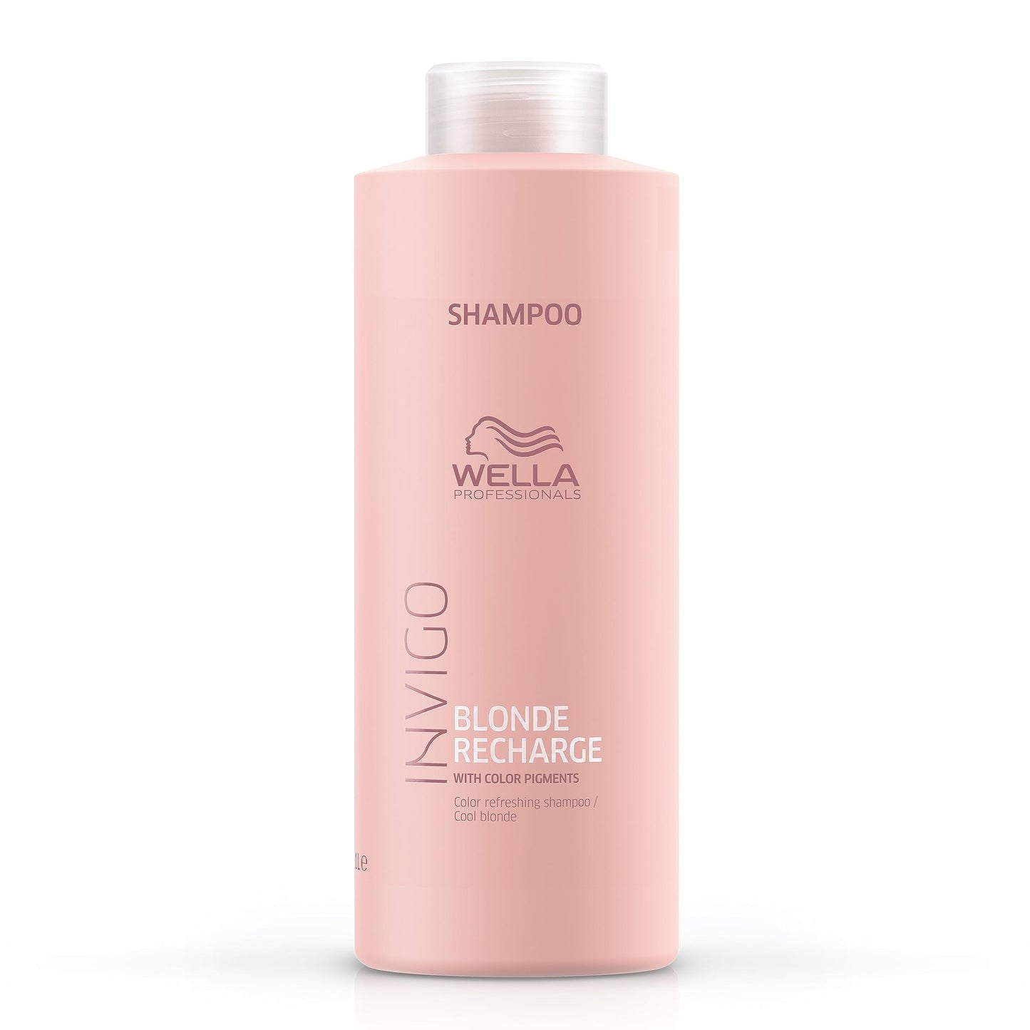 Wella Professionals Invigo Blonde Recharge Cool Color Refreshing Shampoo| Refresh and Maintain Blonde Color| Rid Brassiness|33.8 Fl Oz