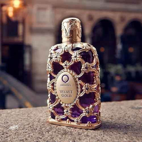 Orientica Luxury Collection Velvet Gold Eau De Parfum ? Vanilla, Bergamot, Gourmand, Caramel, Violet, Patchouli, Rose, Musk, Animalic, Amber - Arabic Perfume for Men & Women ? 2.7oz/80ml