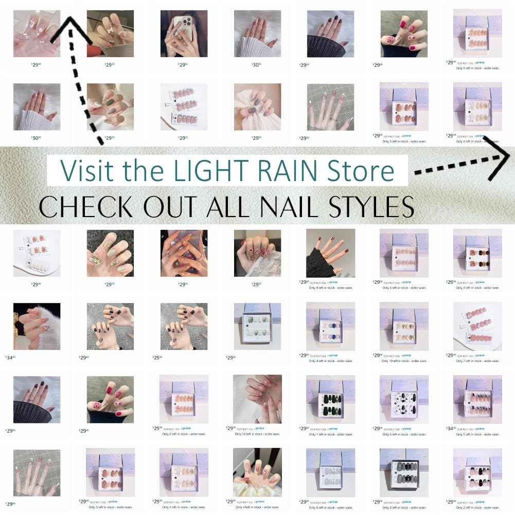 Light Rain Press on Nails - Universe