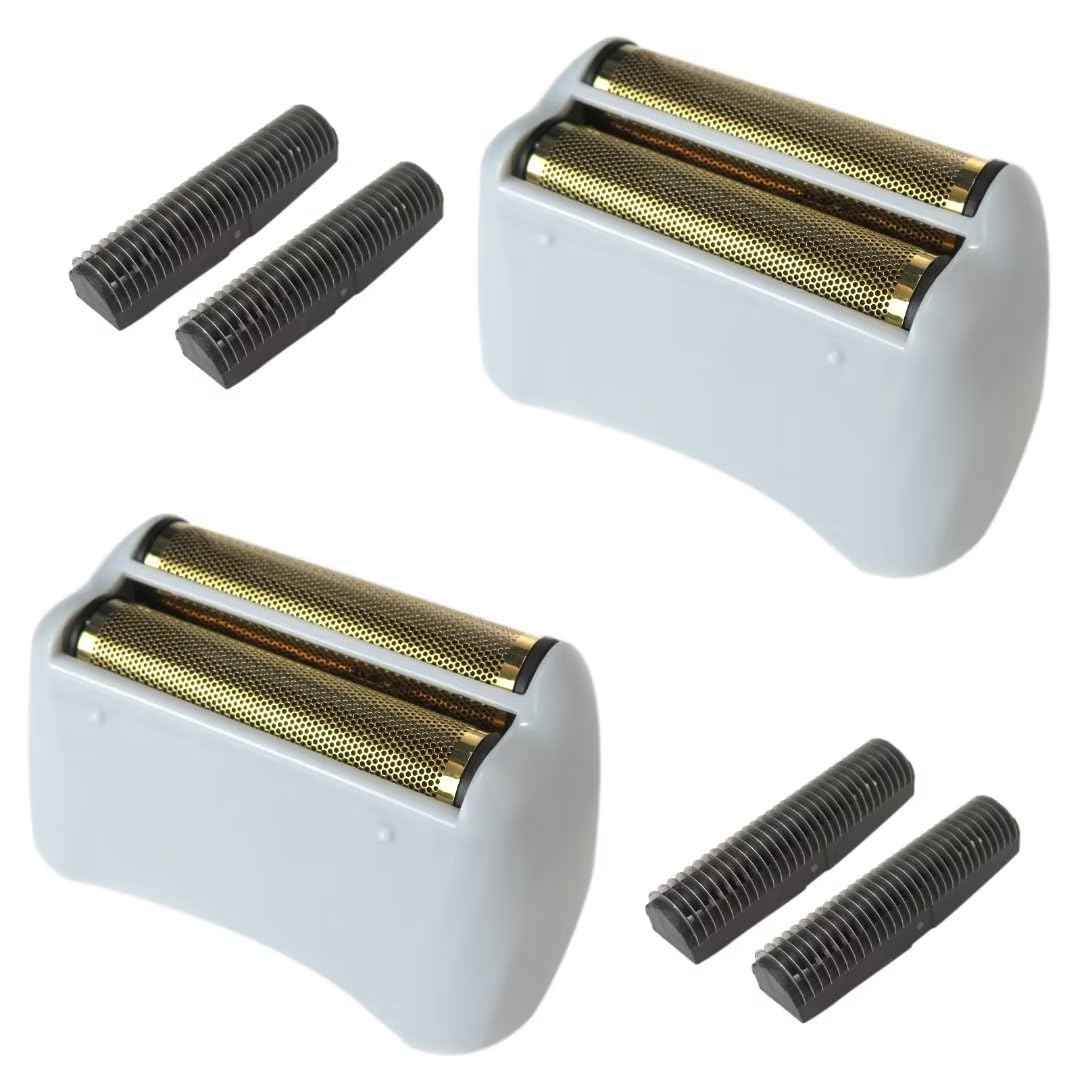 2x Golden Pro Shaver Replacement Foil and Cutters Compatible with Andis 17150(TS-1)/17155/17200 Shaver ProFoil