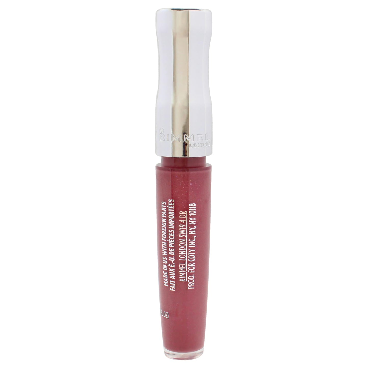 Rimmel Stay Glossy Lip Gloss - Non-Sticky and Lightweight Formula for Lip Color and Shine - 200 Tainted Love, .18oz