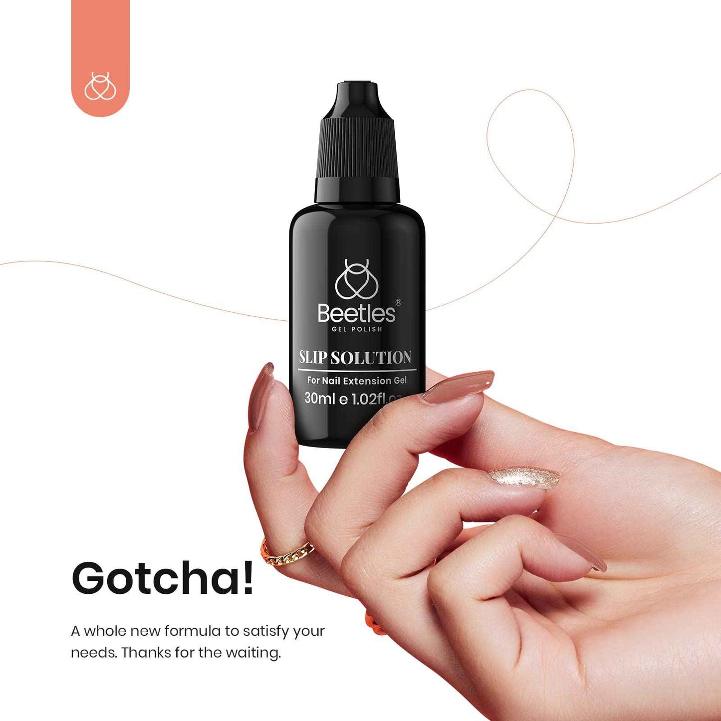 Beetles Poly Extension Gel for Nail, 60g Clear Builder Nail Gel,and Poly Nail Gel Slip Solution 30ml Extension Nail Liquid Slip Solution