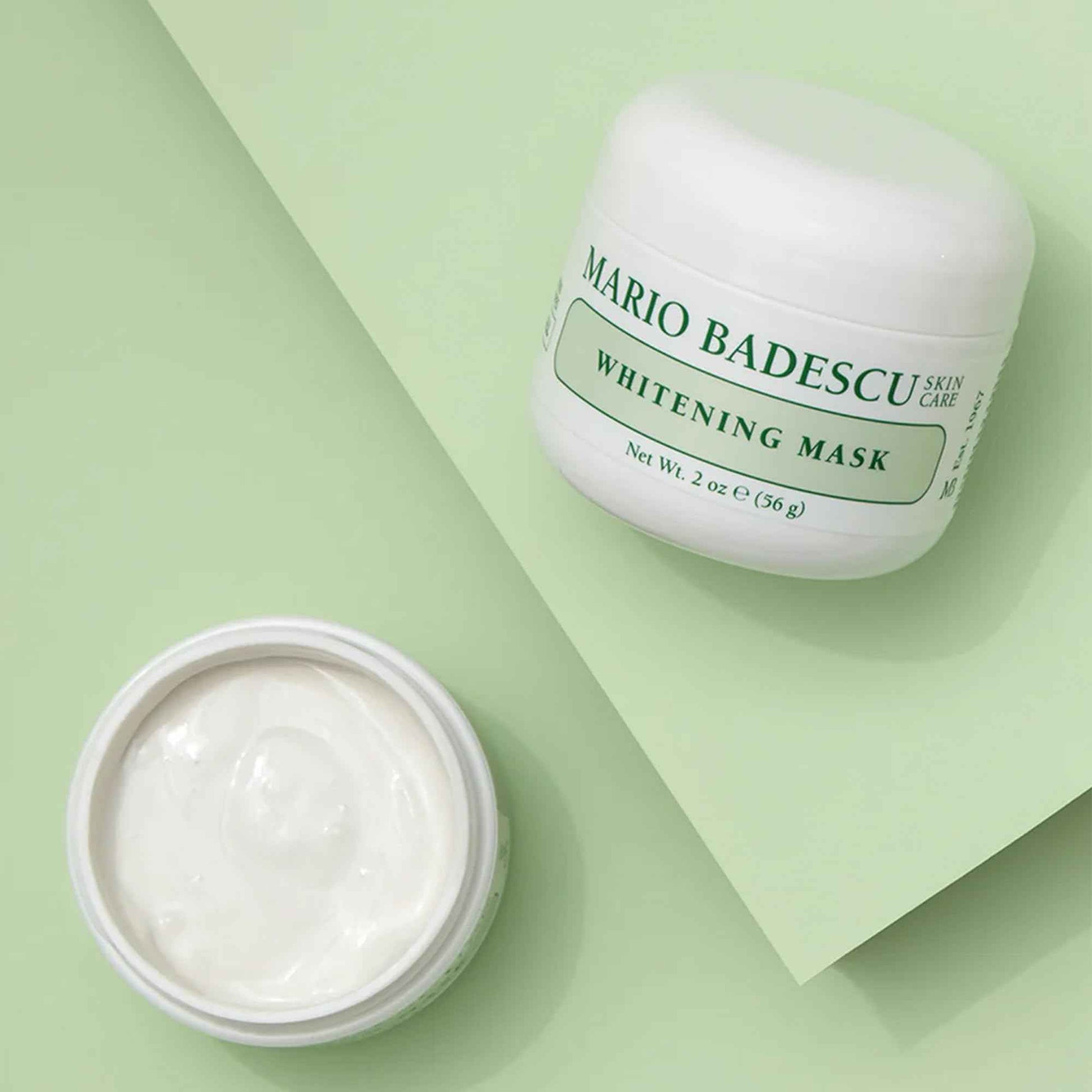 Mario Badescu Kojic Acid Whitening Mask - Illuminating Face Mask for Brightening, Hydration & Discoloration - With Grapeseed Oil, Beeswax & Vitamin E for Smoother, Radiant Skin, 2 Oz