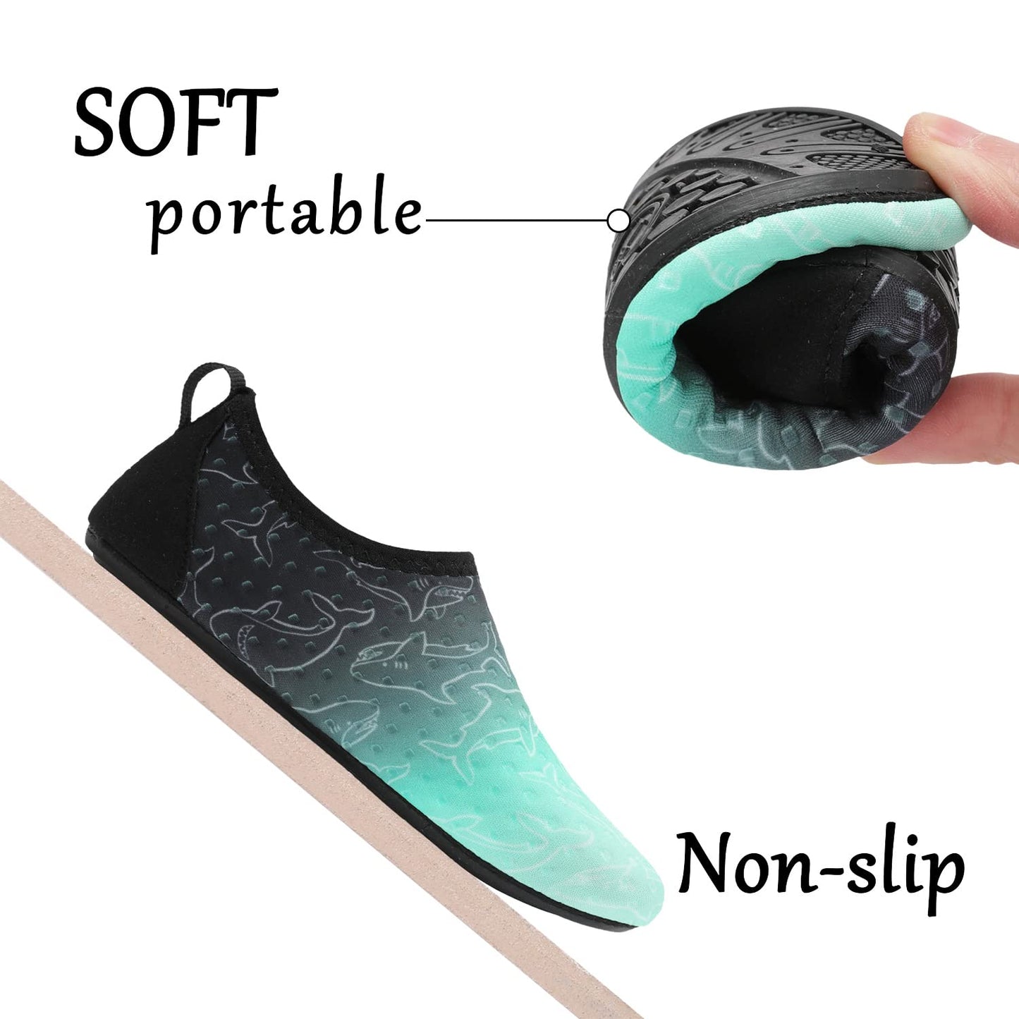 Centipede Demon Water Shoes for Toddler Girls Boys Kids Quick Dry Barefoot Aqua Sock Shoes for Swim Pool Beach Outdoor Water Sports 8-8.5 Toddler