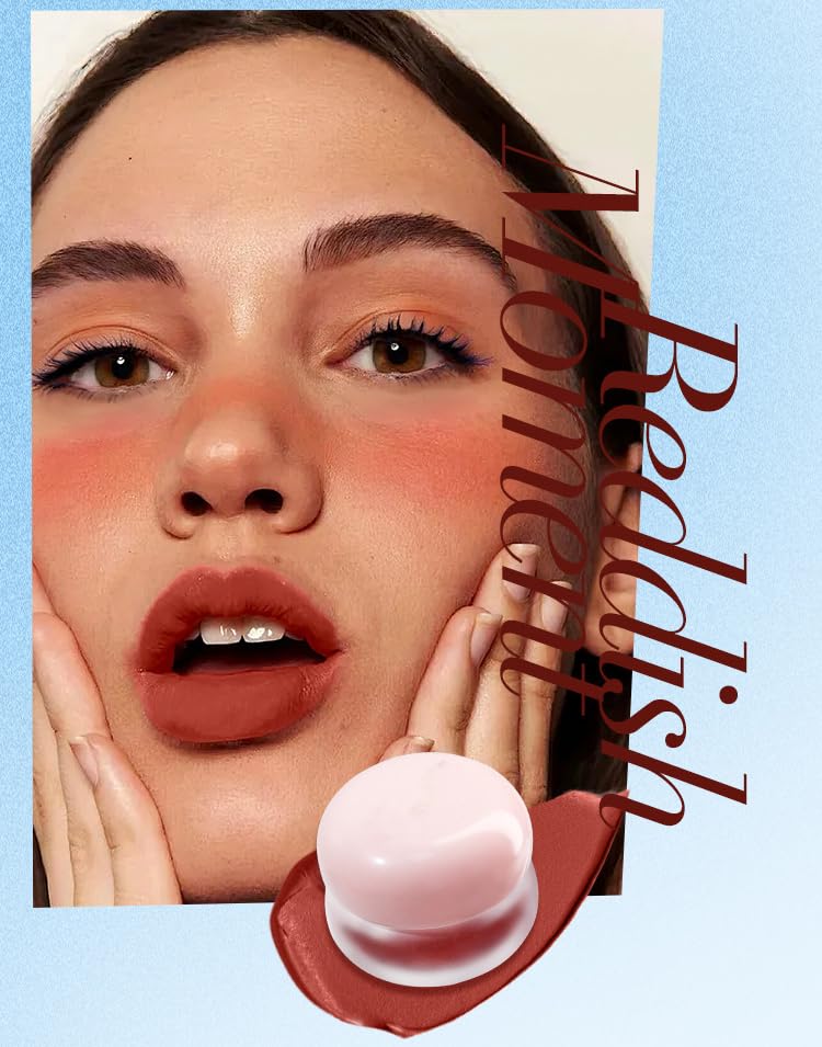 Cream Blush Lip Tint 3-in-1 Matte Makeup (6 Colors)