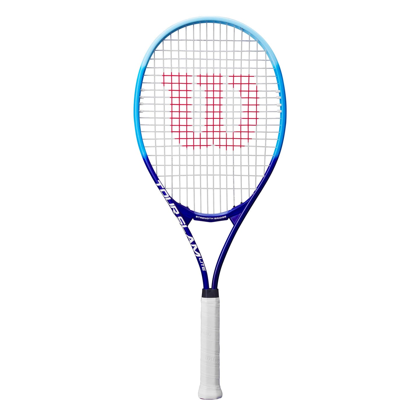 Wilson Tour Slam Lite Adult Recreational Tennis Racket - Grip Size 3: 4 3/8", Light Blue/Dark Blue