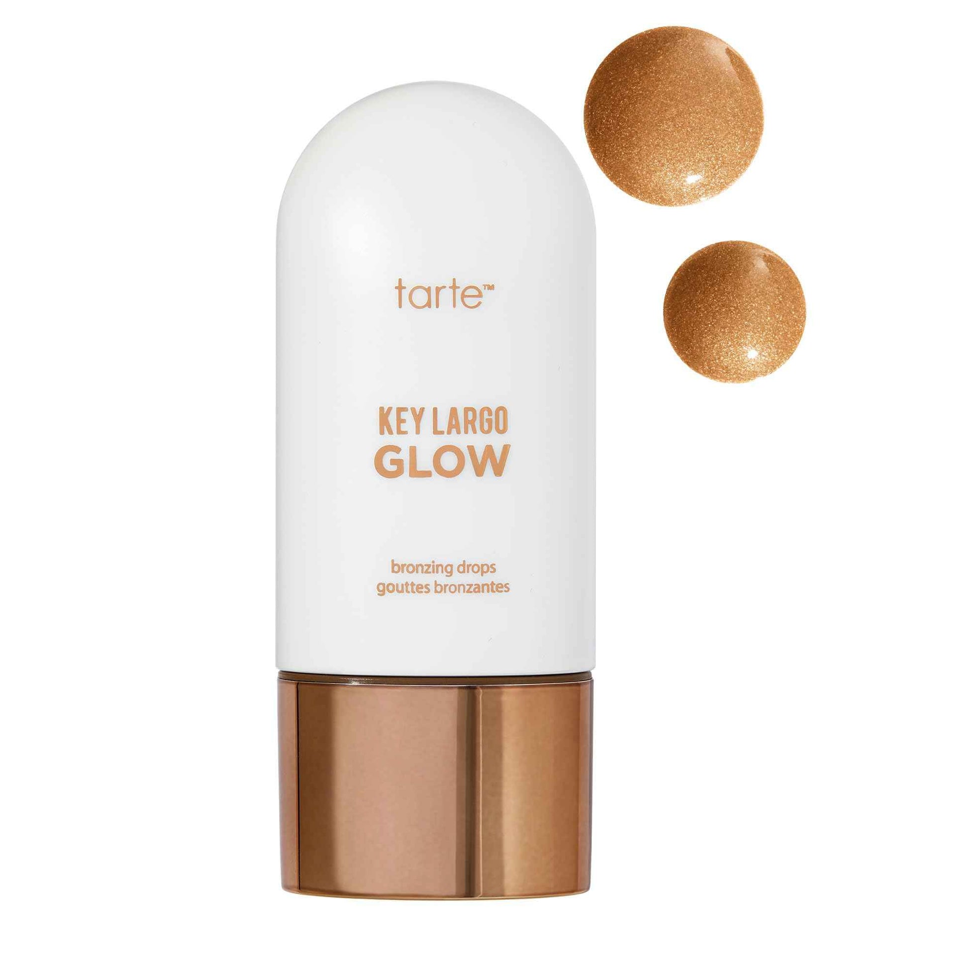 tarte key largo glow bronzing drops – Luminous Serum-Infused Liquid Bronzer with Vegan Squalane & Vitamin E for Sun-Kissed Radiant Glow & Lightweight Hydration, Cruelty Free