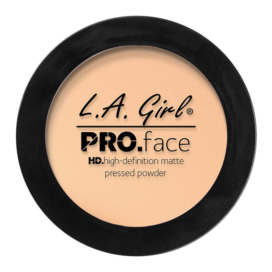 L.A. Girl Pro Face HD Matte Pressed Powder, Porcelain, 0.25 Ounce (Pack of 3)