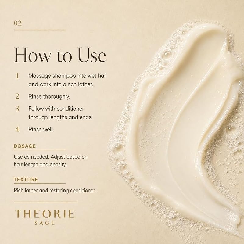 Theorie Argan Oil Shampoo & Conditioner Set 800mL