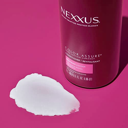 Nexxus Color Assure Conditioner with ProteinFusion, For Color Treated Hair, 33.8 oz