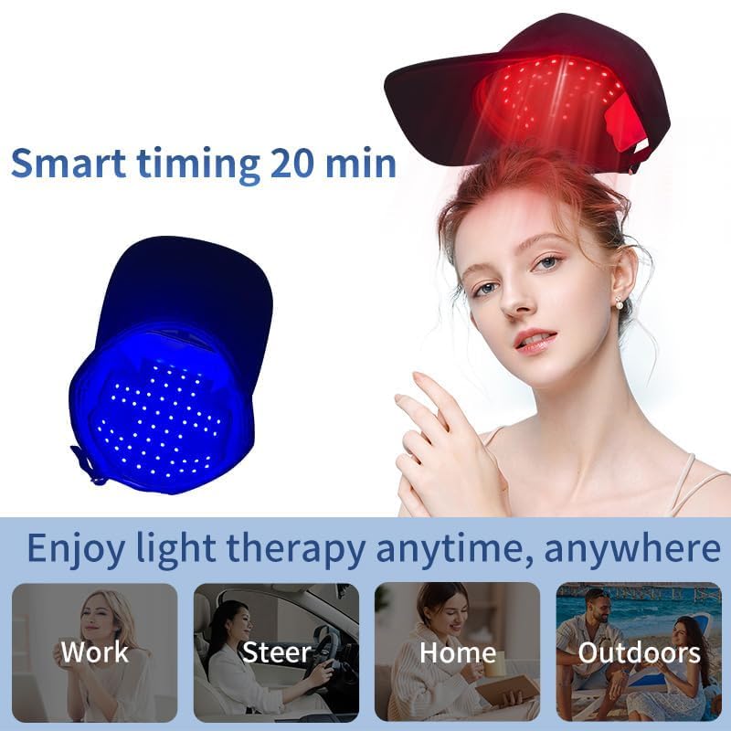 FDA-Cleared Laser Hair Growth Cap | Red Light Therapy
