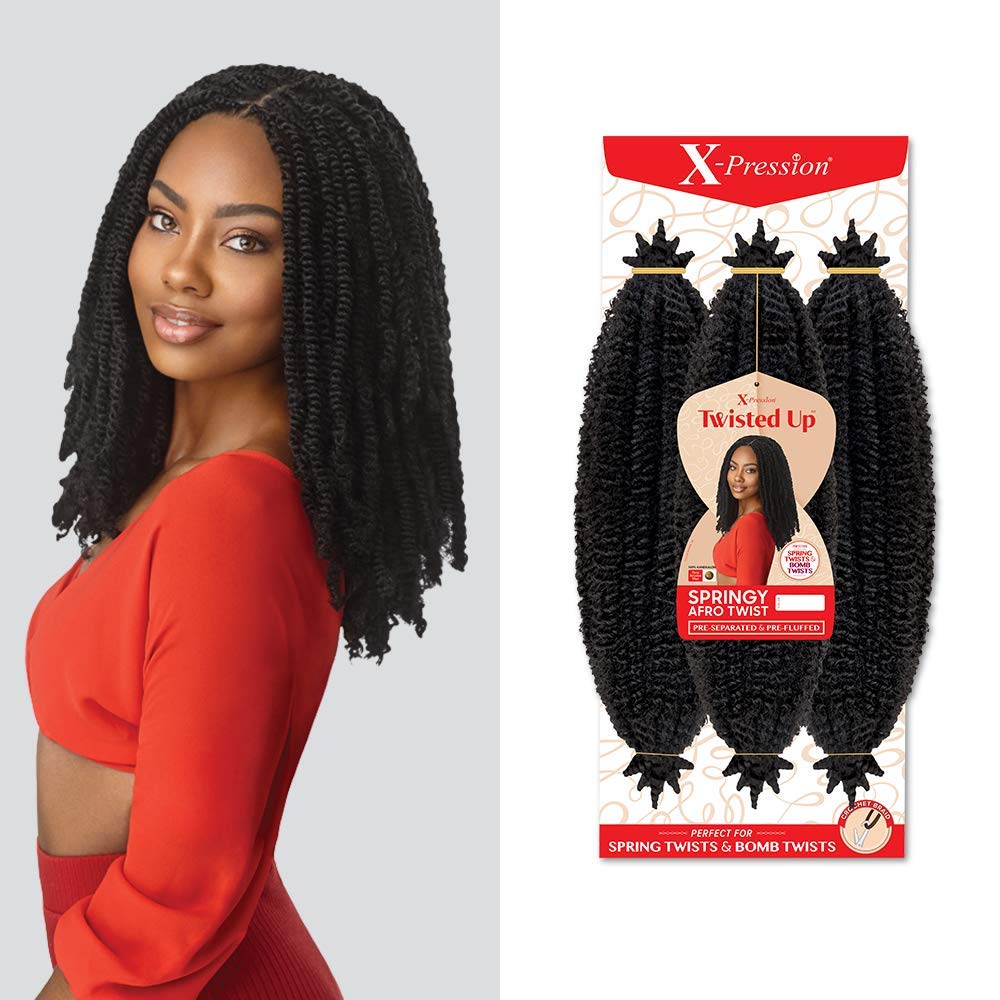 MULTI PACK DEALS! Outre Synthetic Braid - X PRESSION TWISTED UP SPRINGY AFRO TWIST 16 (1-PACK, 950)