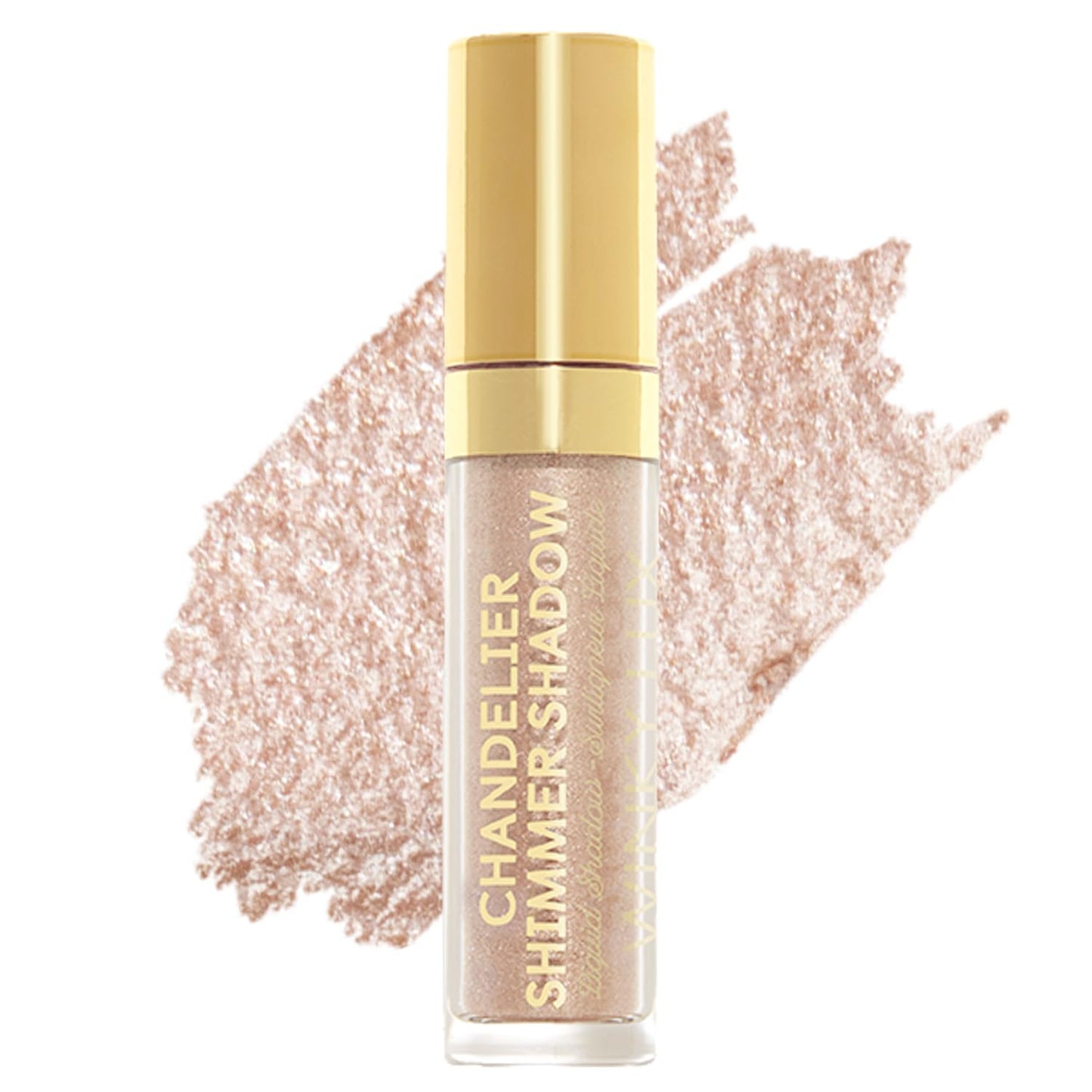 Winky Lux Chandelier Shimmer Shadow, Glitter Eyeshadow, Cream Eyeshadow, Liquid Eyeshadow, Gold, Bottle Pop