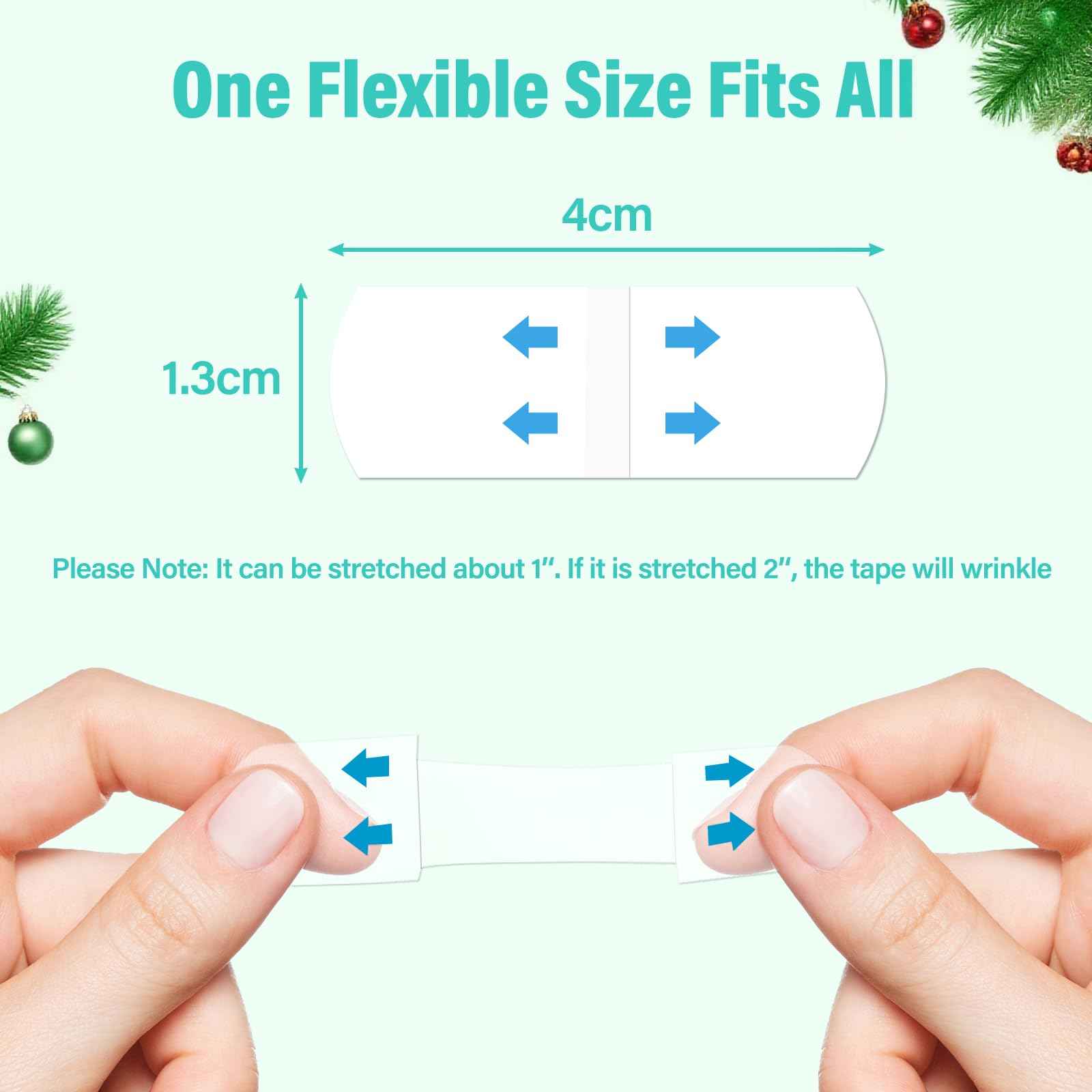 Face Lift Tape Invisible, Facelift Tape for Face, Neck Strips Lift Turkey Neck, Skin Lifting Tapes V Edge Patches for Wrinkle, Jowl, Eye, Double Chin, Loose Sagging Skin (1 Count (Pack of 280))