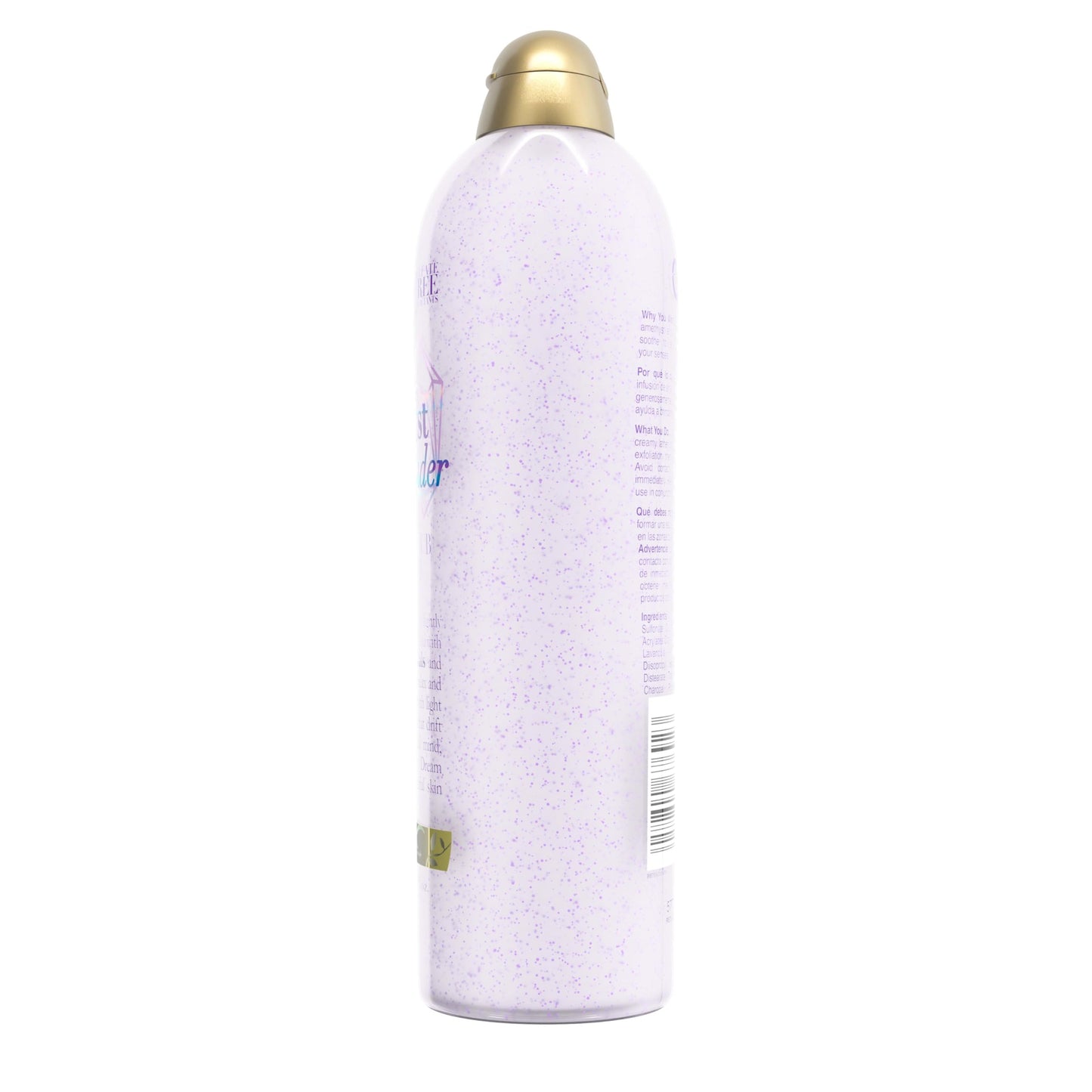 OGX Calming + Amethyst & Lavender Body Scrub & Wash, Gently Exfoliating, 19.5 fl oz