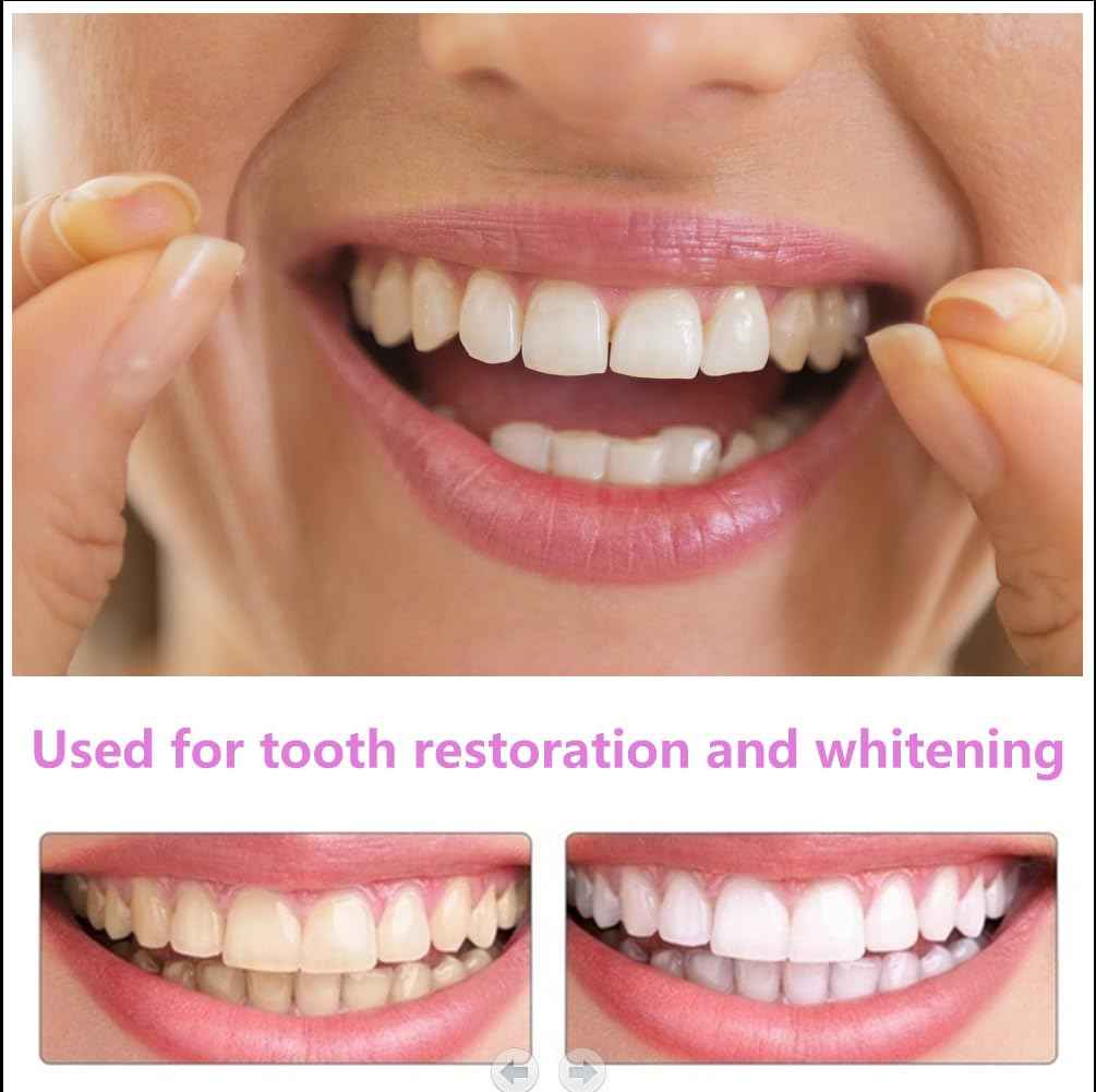‌2 Pairs Natural-Looking Temporary Smile Solutions, Top & Bottom Adjustable for Comfortable Experience (1.0)
