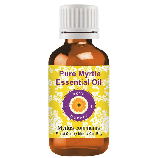 dève herbes Pure Myrtle Essential Oil (Myrtus communis) Steam Distilled 50ml (1.69 oz)