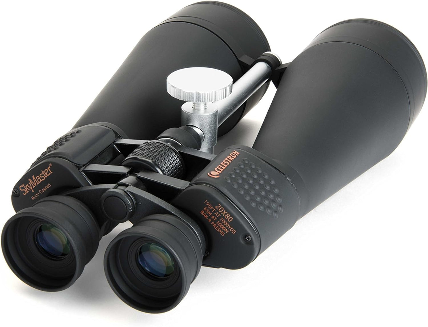 Celestron – SkyMaster 20X80 Astro Binoculars – Astronomy Binoculars with Deluxe Carrying Case – Powerful Binoculars – Ultra Sharp Focus & 93524 Roof and Porro Binocular Tripod Adapter, Black