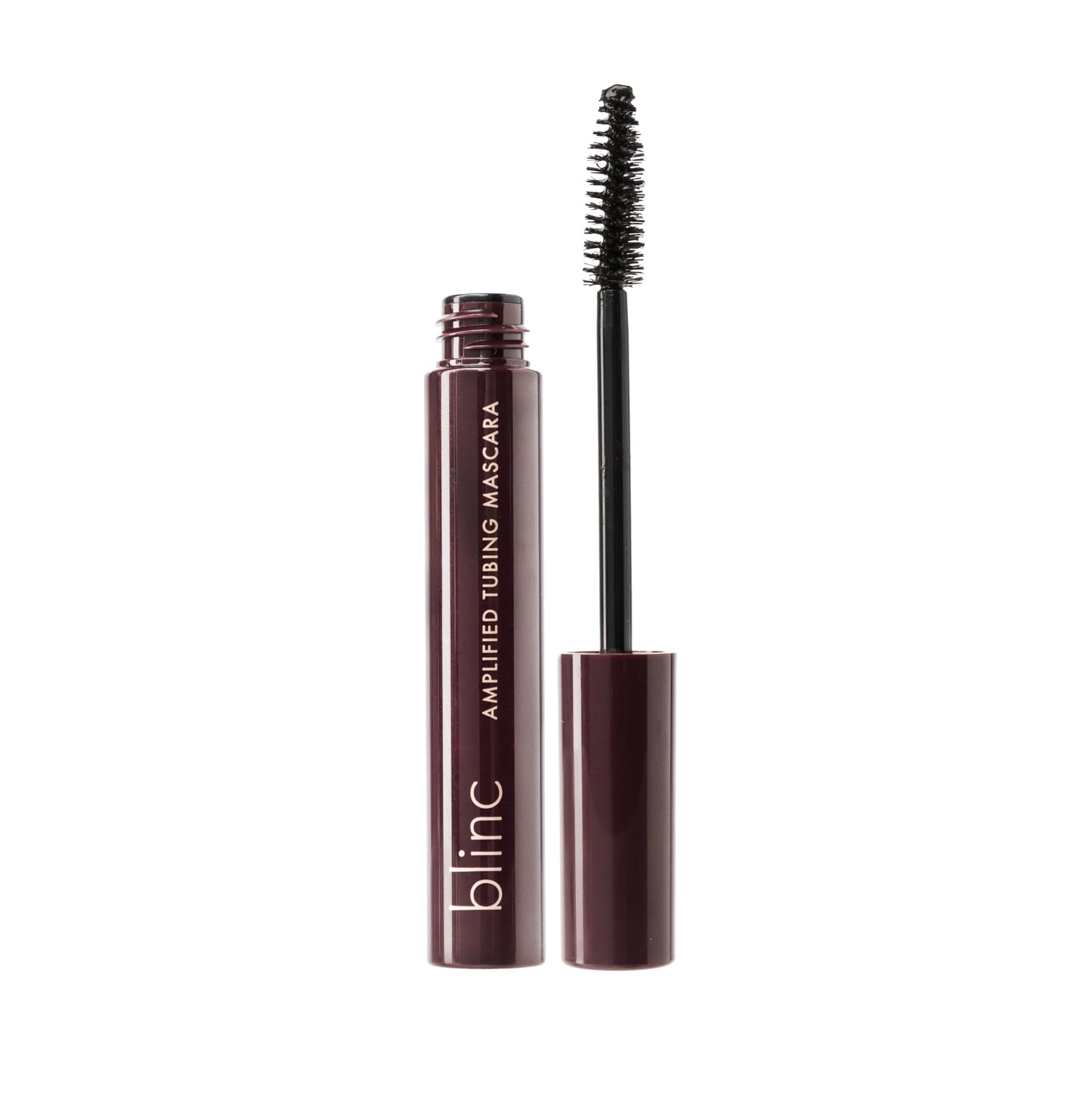 Blinc Amplified Tubing Mascara, Ultra-Longwearing Washable Mascara, Soft-Glam Volumizing, Lengthening and Defining Mascara, Gluten-Free and Cruelty-Free, Dark Brown, 9mL / 0.30 Fl. OZ