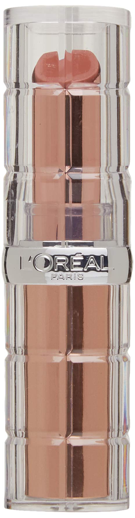 L'Oreal Paris Makeup Colour Riche Plump and Shine Lipstick, for Glossy, Radiant, Visibly Fuller Lips with an All-Day Moisturized Feel, Coconut Plump, 0.1 oz.