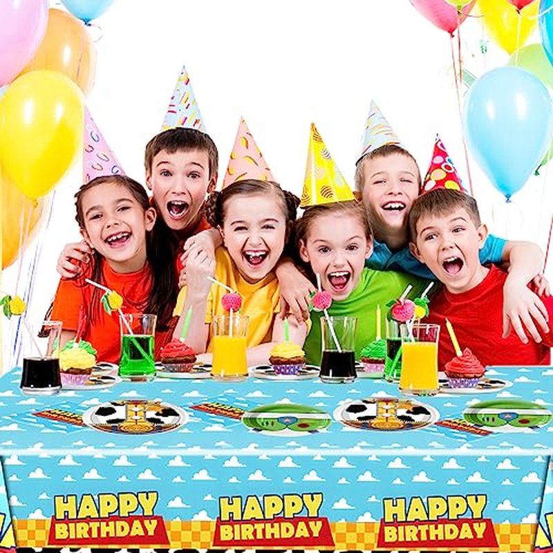 Cartoon Story Birthday Party Tableware Set for 20 Guests