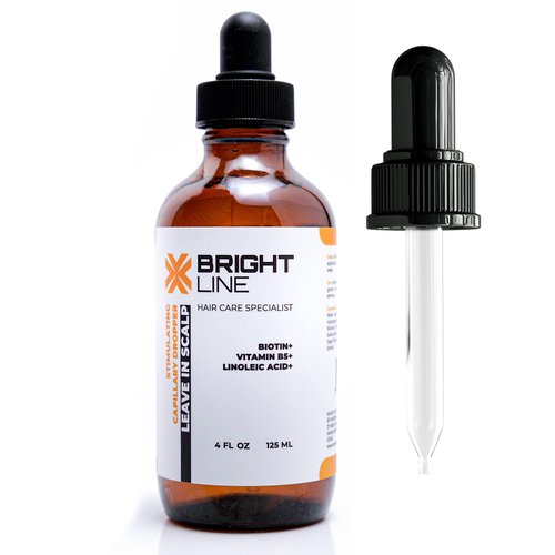Bright Line Hair Growth Serum - Anti-Hair Loss and Regrowth Treatment for Dry, Damaged Hair and Scalp