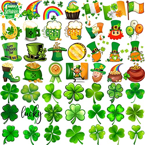 St. Patrick's Day Temporary Tattoos - 49 Pack