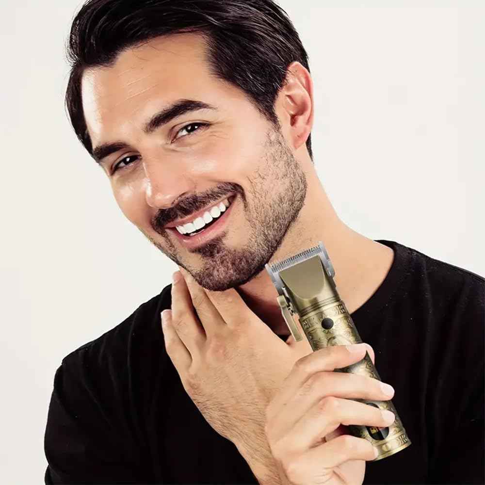 YHAYHO Hair Clipper for Men, Cordless Hair Clipper, Rechargeable Hair Cutting Machine with LED Display