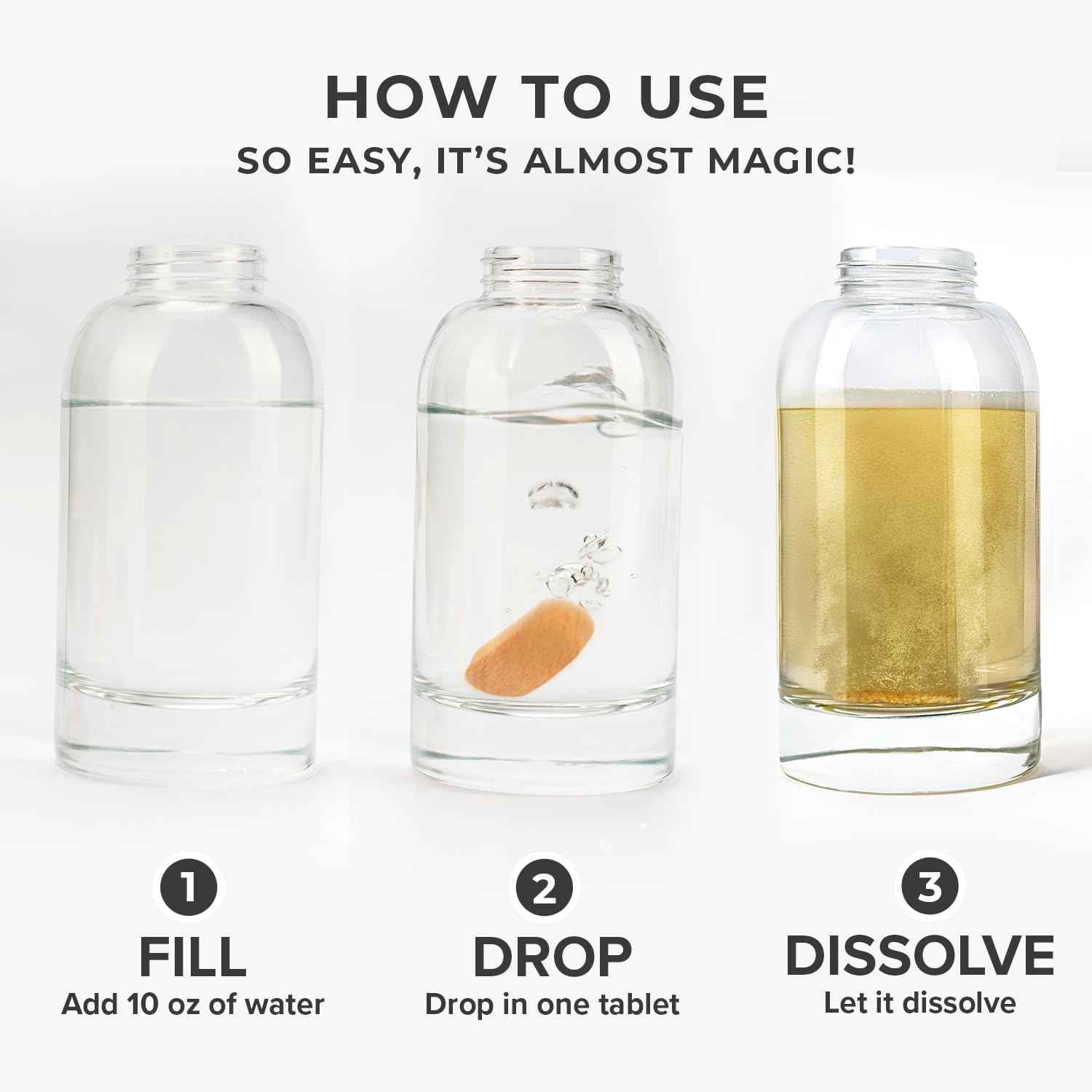 MELTINGTABS Assorted Foaming Hand Soap Tablets – 20 Tablets in 5 Scents (Citrus, Bergamot, Ocean, Noble Essence, Zen Tea) – Individually Packed, Concentrated Soap Refill for Foam Dispensers