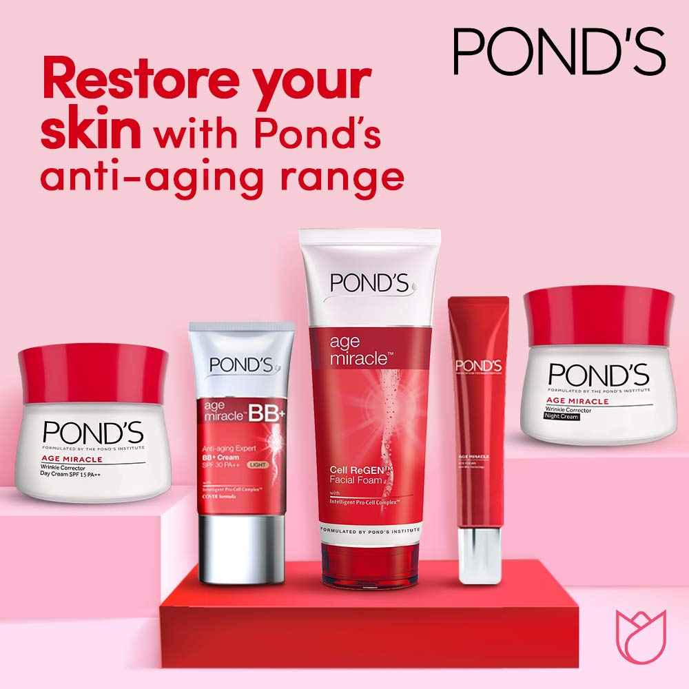Ponds Age Miracle Night Cream, Anti Wrinkle Cream & Night moisturizer, Perfect Night Cream for Face, 50 ML