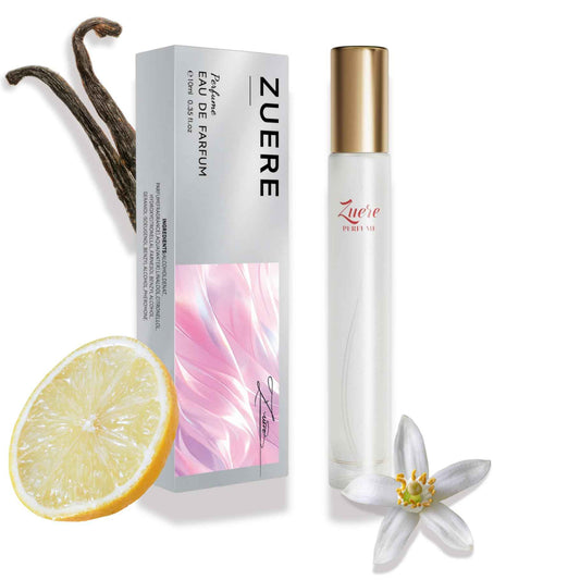 Zuere Perfumes for Women Eau de Parfum, Women's Perfume with Notes of Jasmine Latte, Pheromones Infused Enhanced Scents Perfumes 0.35 fl.oz/10ml, JG_C1_01