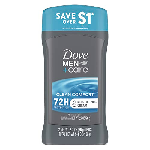 Dove Men+Care Clean Comfort Antiperspirant Deodorant Stick - 72-Hour Protection