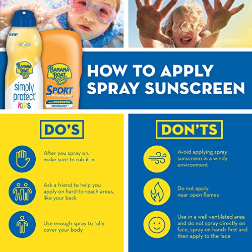 Banana Boat Kids MAX Protect & Play Sunscreen Spray SPF 100, 6oz | Clear Spray Sunscreen, Kids Sunscreen Spray, Kids Sunblock Spray, Kids Spray Sunscreen, Kids Sunscreen SPF 100, 6oz