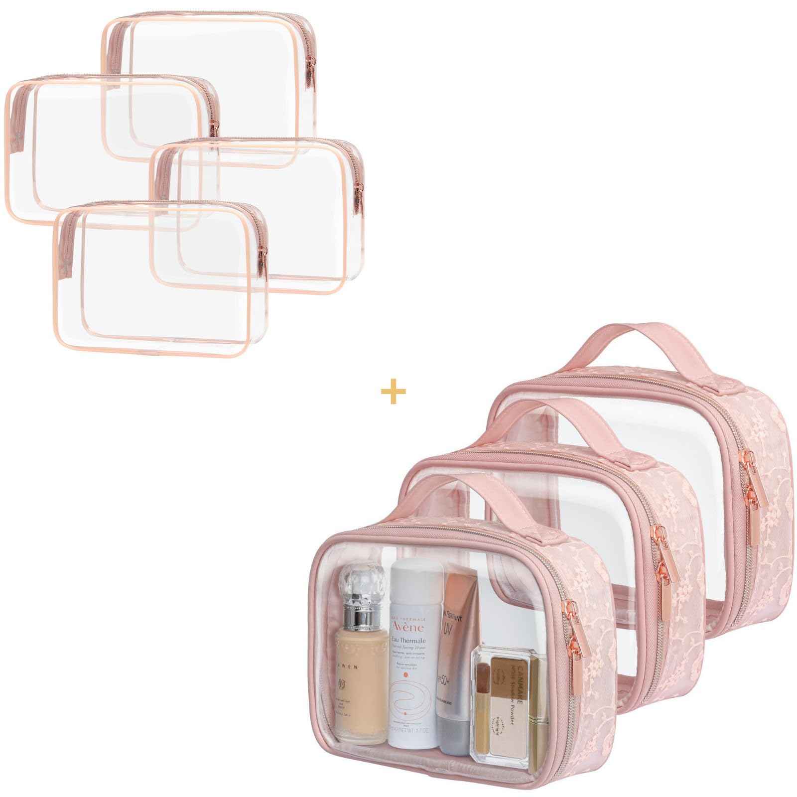 PACKISM Lace TSA Approved Toiletry Bags, 2 Style for Bundle Sale
