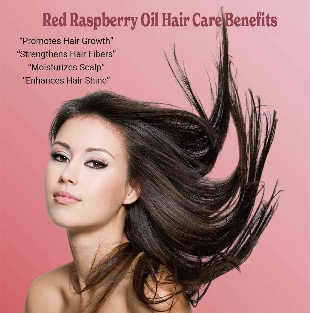 Bella Terra Oils - Red Raspberry Seed Oil 8 oz - Discover The Vitamin-Enriched Potency of Raspberry, Essential Companion for Every Skin Care Enthusiast