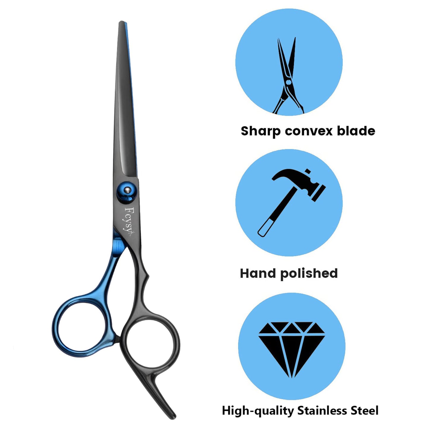 Hair Shears Hair Cutting Scissors, Haircut Scissors Professional Barber Scissors, Fcysy Sharp Hair Trimming Scissors Tijeras De Peluqueria Profesional, Hairdresser Scissors Hair Cut kit Beard Scissor