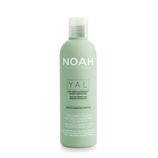 Noah Yal Deep Hydrating Conditioner with Hyaluronic Acid and Thyme for Hair - Organic, Sulfate Free, Anti Frizz, Volumizing, Anti Aging, Detangling Conditioner - 8.5 fl.oz (250 ml)