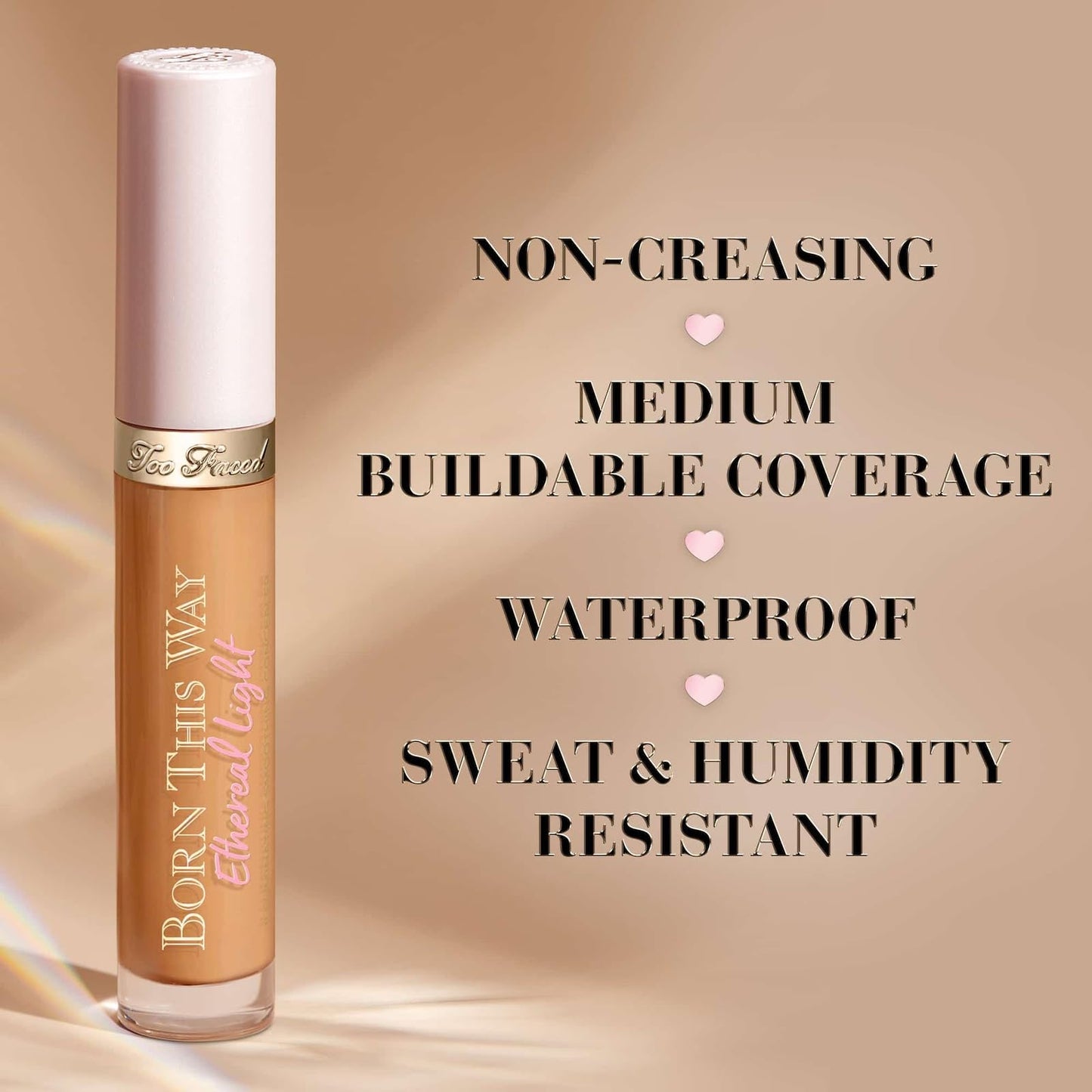 Too Faced Born This Way Ethereal Light Illuminating Smoothing Concealer, 0.17 fl. oz., Honey Graham